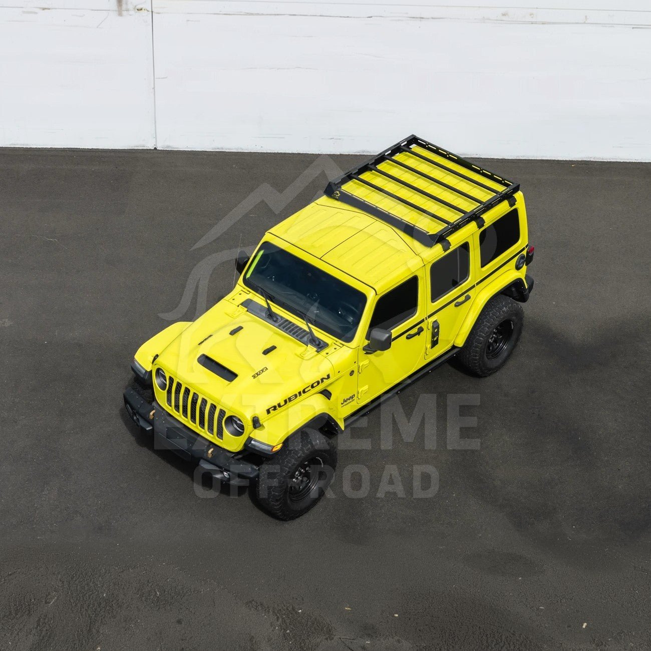 Jeep Wrangler JL Gladiator JT Carbon Steel Black Top Roof Cargo Rack 2018-Up