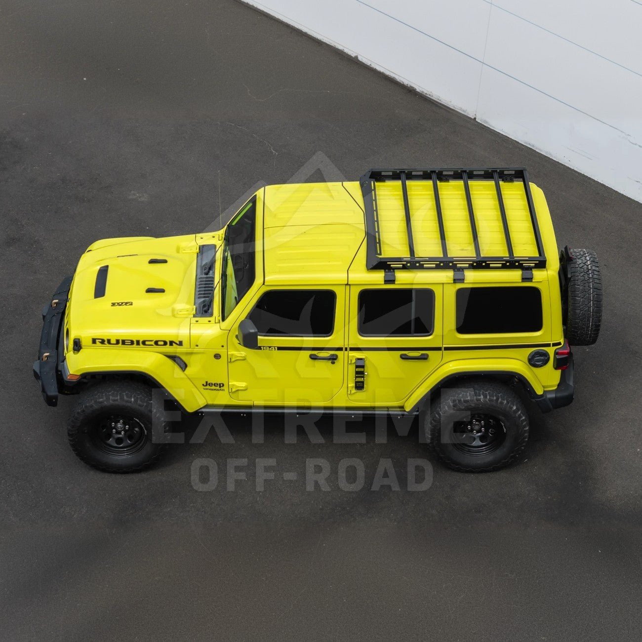 Jeep Wrangler JL Gladiator JT Carbon Steel Black Top Roof Cargo Rack 2018-Up
