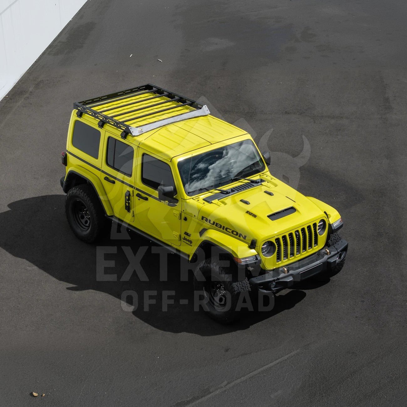 Jeep Wrangler JL Gladiator JT Carbon Steel Black Top Roof Cargo Rack 2018-Up