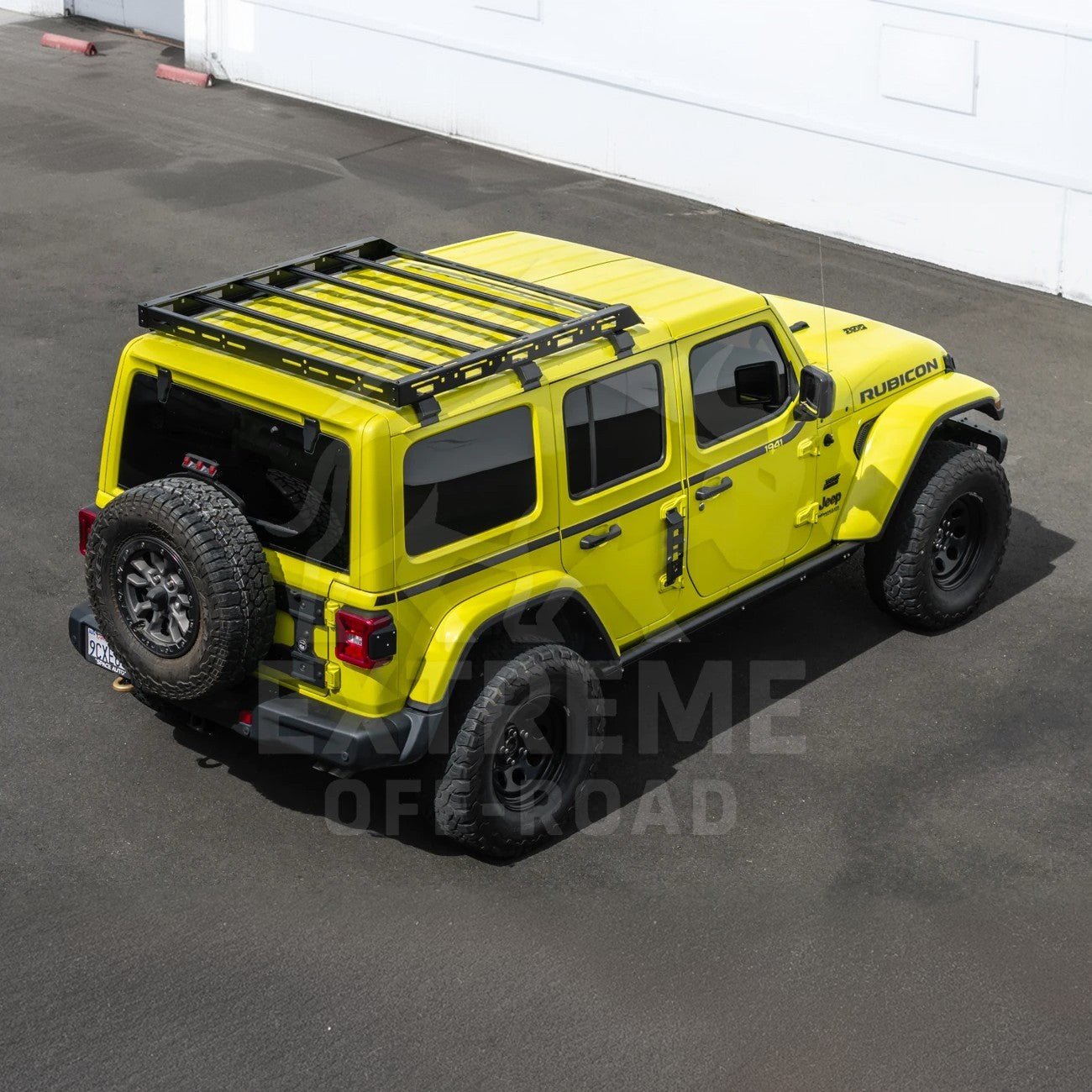 Jeep Wrangler JL Gladiator JT Carbon Steel Black Top Roof Cargo Rack 2018-Up