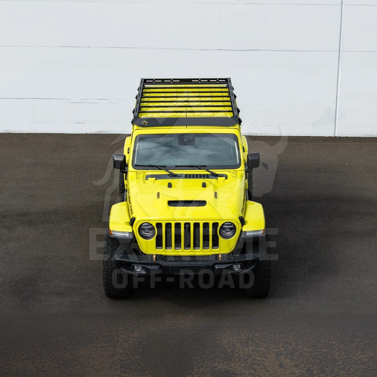 Jeep Wrangler JL Gladiator JT Carbon Steel Black Top Roof Cargo Rack 2018-Up