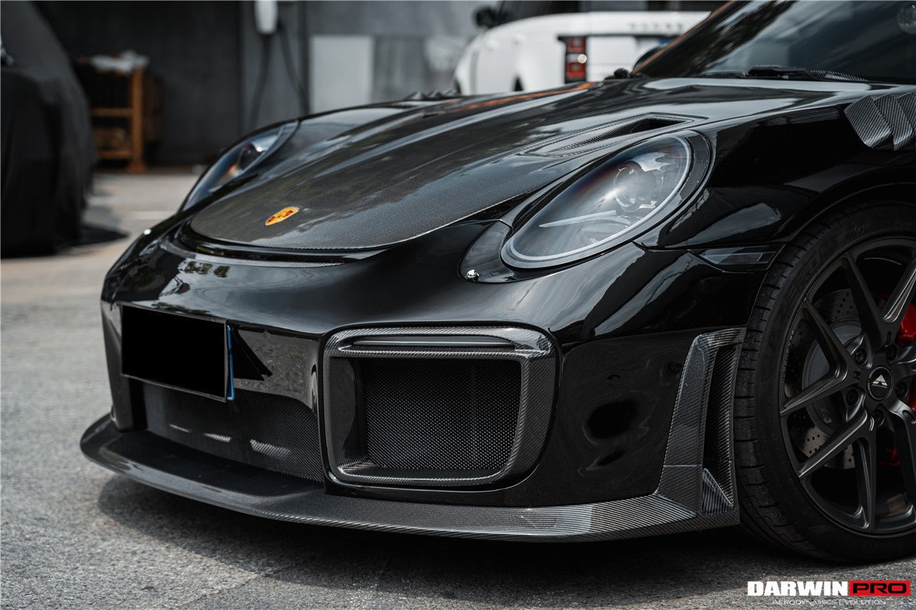 2012 - 2019 Porsche 991 Carrera S & Targa 4 & 4s GT2RS Style Carbon Fiber Hood