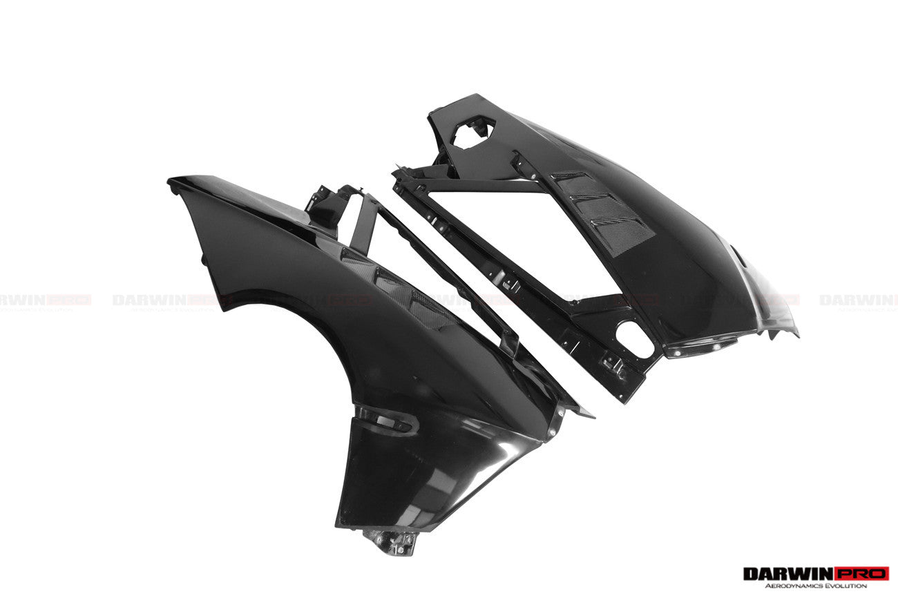 2011 - 2016 Lamborghini Aventador LP700 Coupe & Roadster BKSSII Style Carbon Fiber Rear Quarter Panels