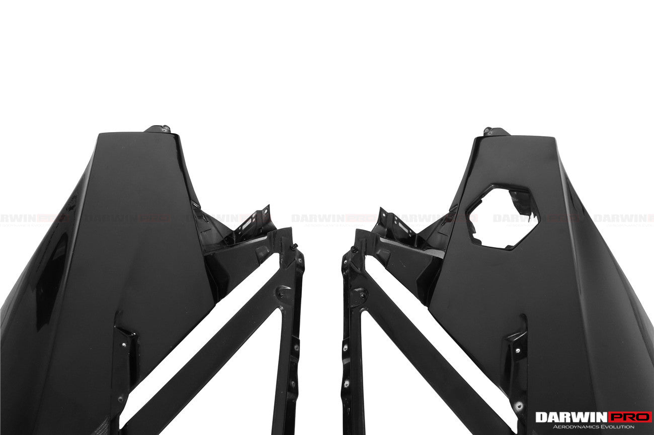 2011 - 2016 Lamborghini Aventador LP700 Coupe & Roadster BKSSII Style Carbon Fiber Rear Quarter Panels