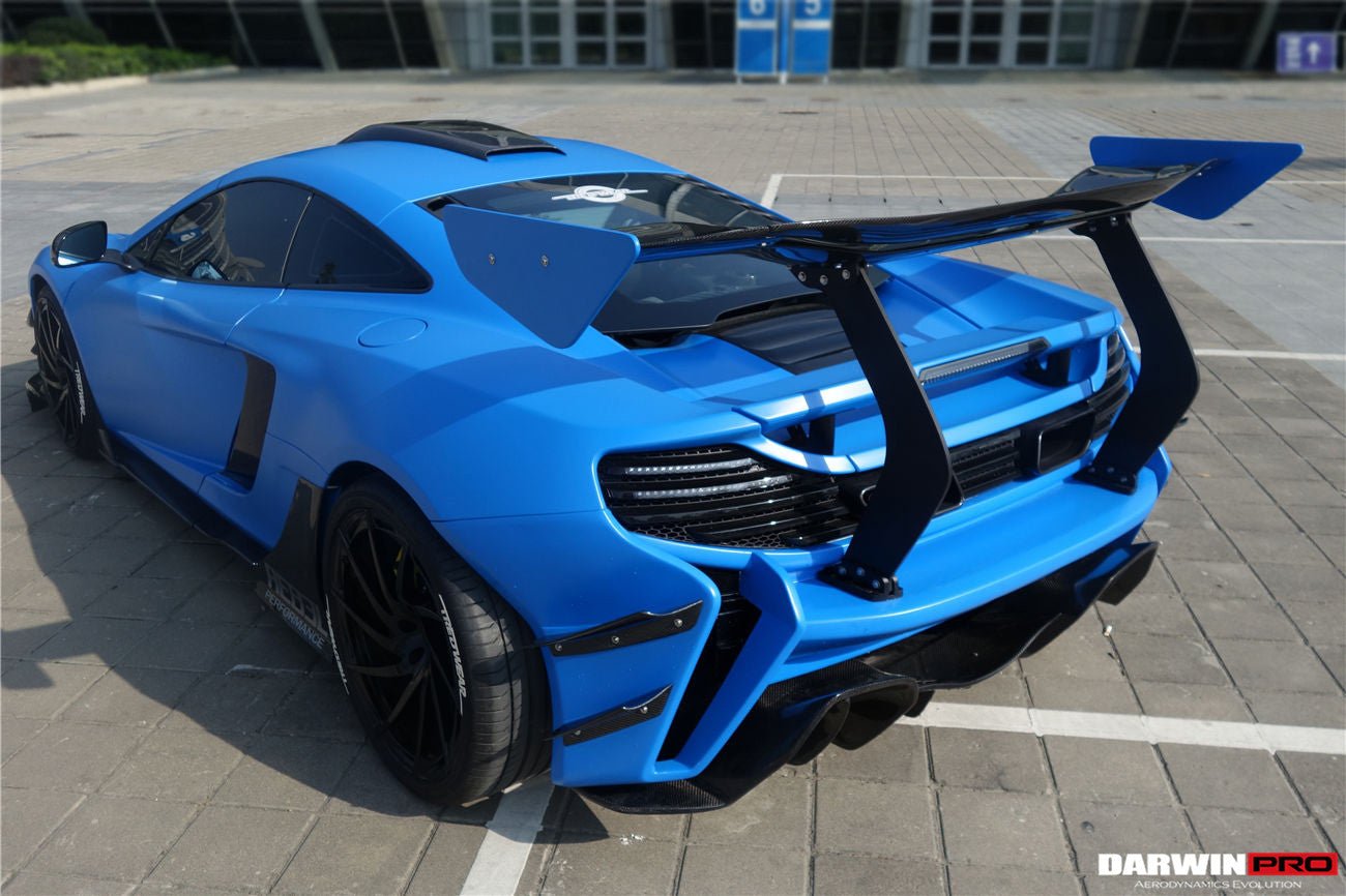 2011 - 2017 McLaren MP4 12C & 650S Rebel Performance Style Carbon Fiber Trunk Spoiler Wing