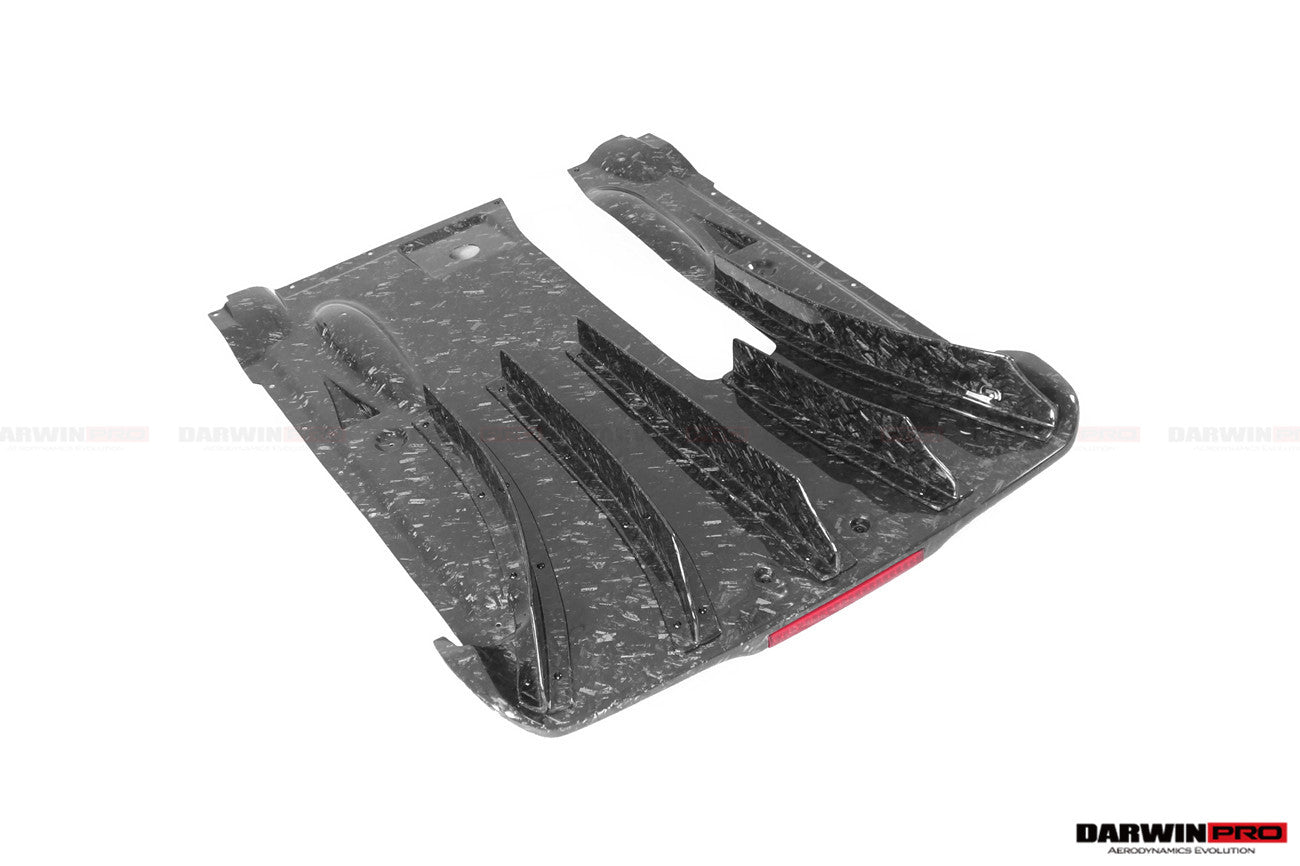 2012 - 2022 Nissan GTR R35 DBA & EBA NSM Style Carbon Fiber Rear Diffuser With canards & break light