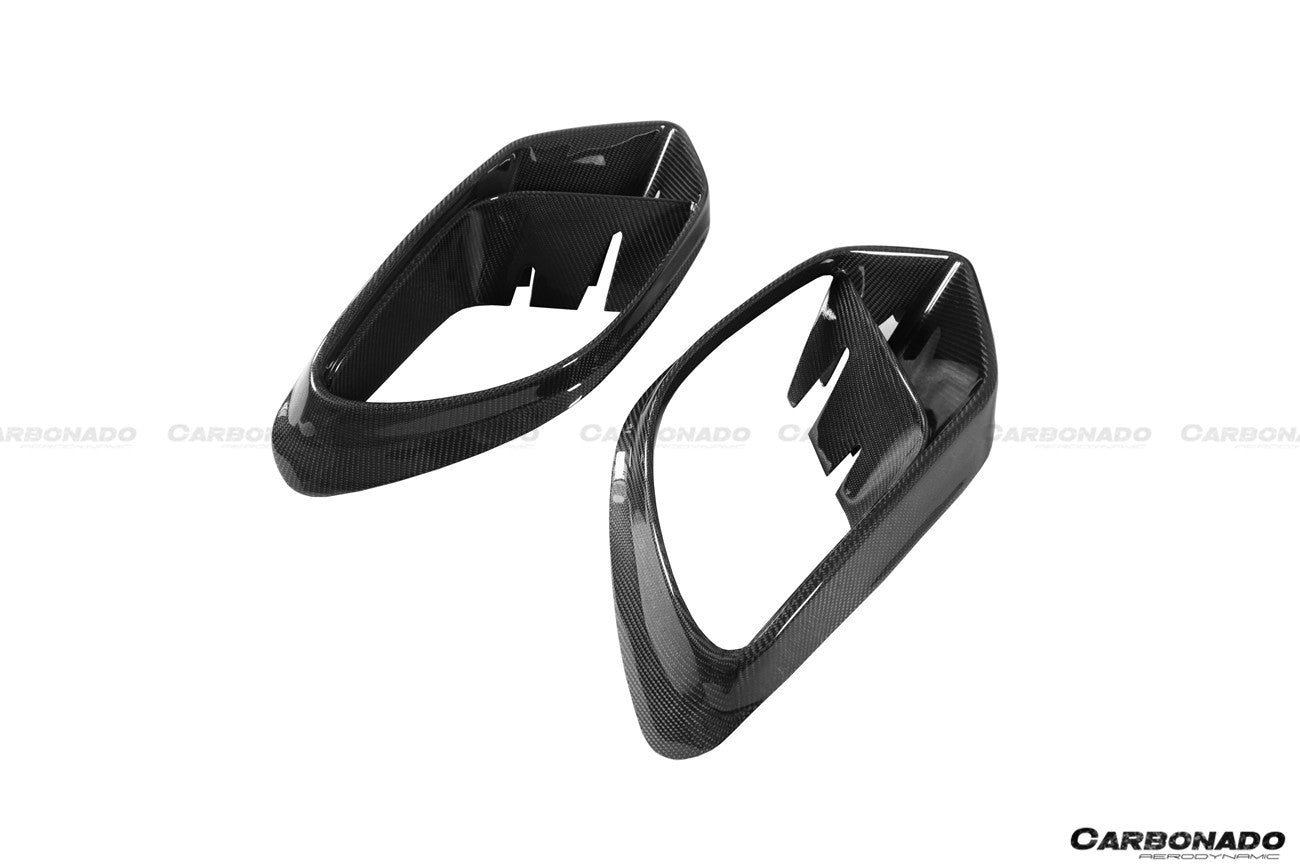 2019 - 2025 Mercedes Benz AMG GT63/S 4Door Coupe X290 BRS Style Carbon Fiber Front Bumper Vents