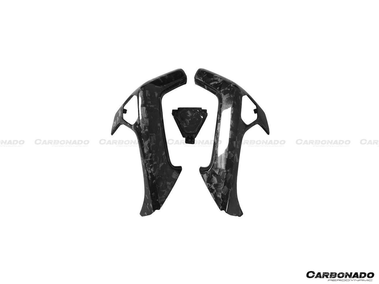 Lamborghini Huracan LB724 LP610 LP580 EVO OEM Style Autoclave Carbon Fiber Door Handles 2015-2019
