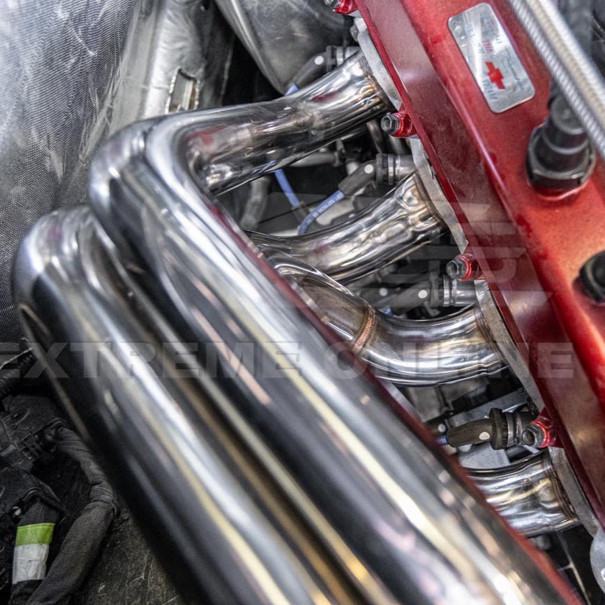 Chevrolet Corvette C8 Stingray Performance Long Tube Header Exhaust System 2020-Up