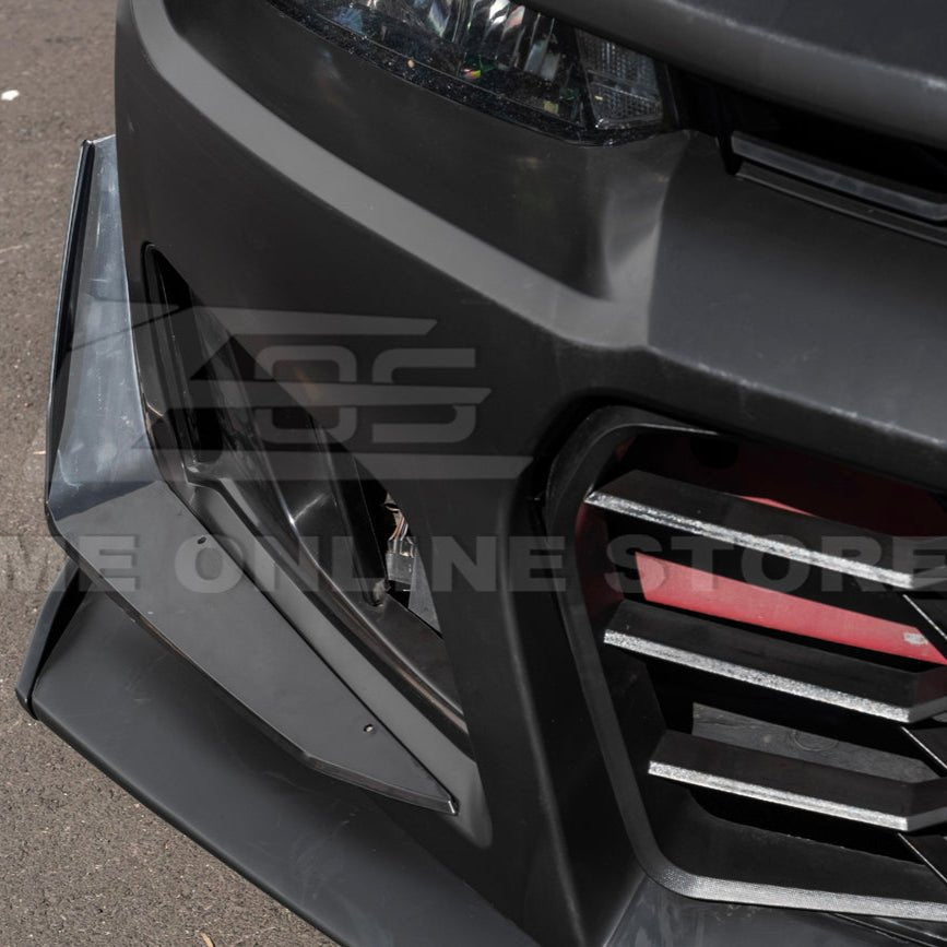 Chevrolet Camaro 5th Gen ZL1 1LE Conversion Style Unpainted Front Bumper Kit 2014-2015