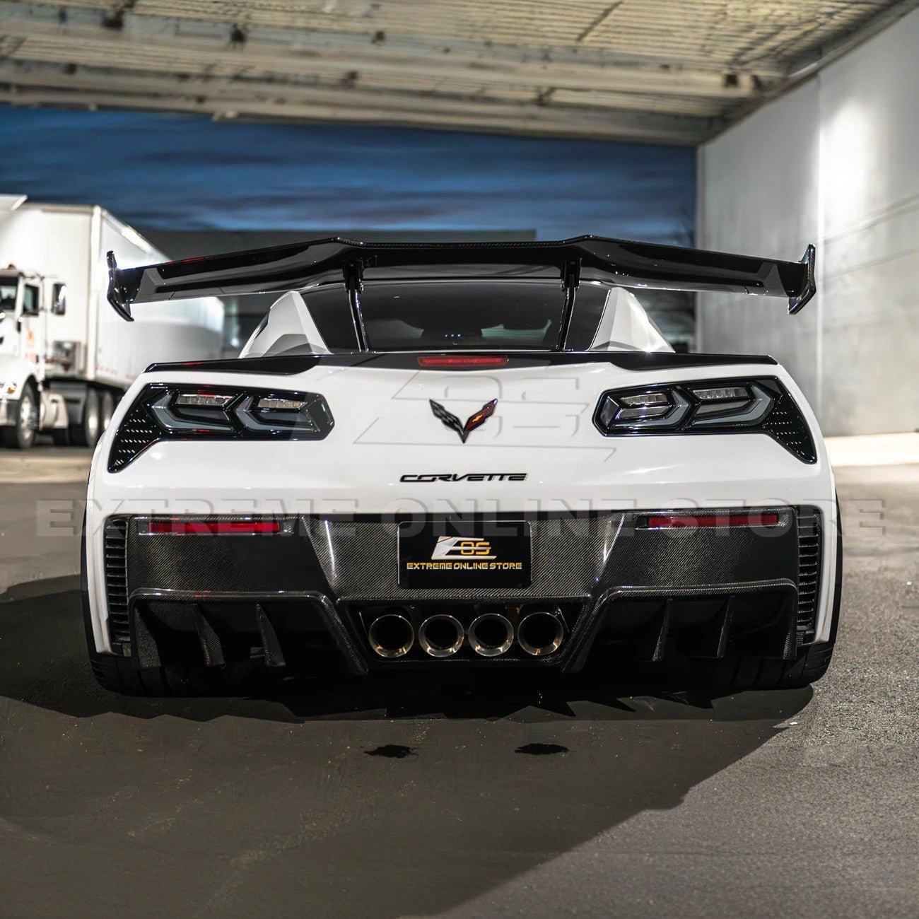 Chevrolet Corvette C7 GM Factory Style Smoke Clear Lens Rear Taillight 2014-2019