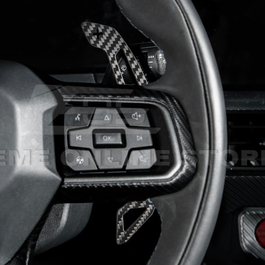 Ford Mustang S650 Carbon Fiber Magnetic Paddle Shifters 2024-Up