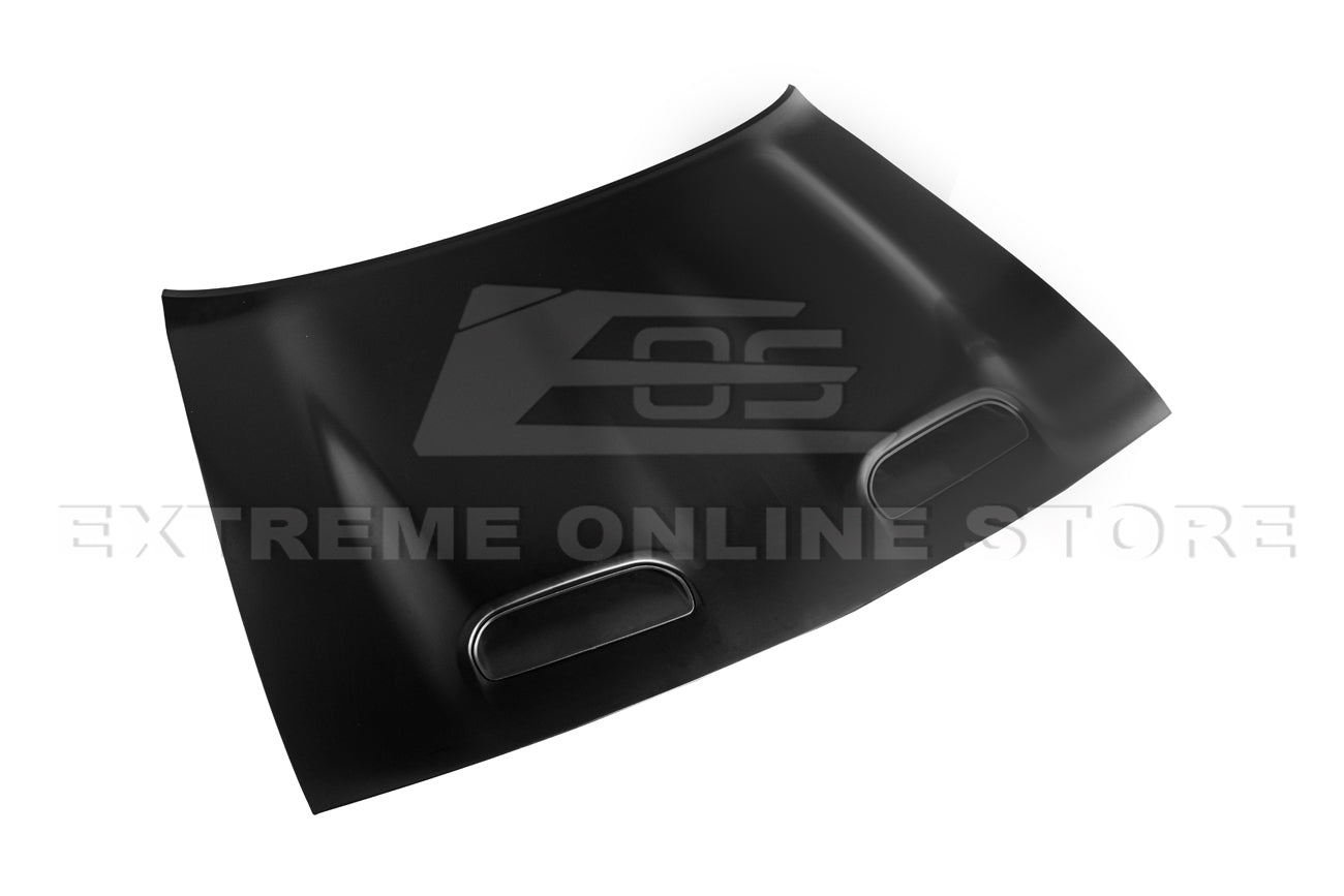 Dodge Challenger LC Hellcat Redeye Style Primer Black Front Hood 2008-Up