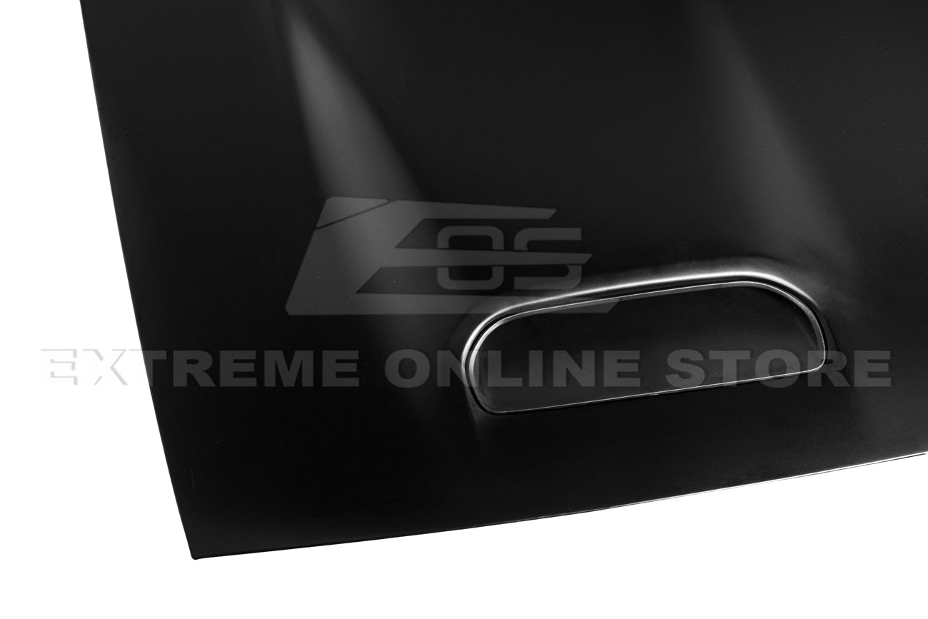 Dodge Challenger LC Hellcat Redeye Style Primer Black Front Hood 2008-Up