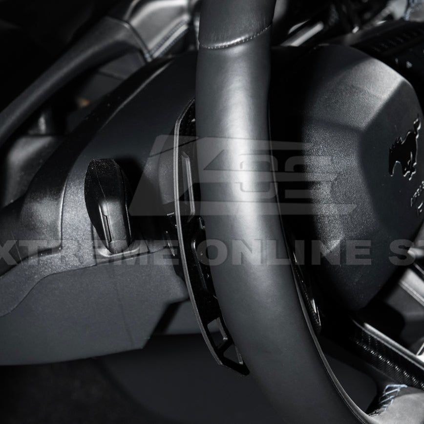 Ford Mustang S650 Carbon Fiber Magnetic Paddle Shifters 2024-Up
