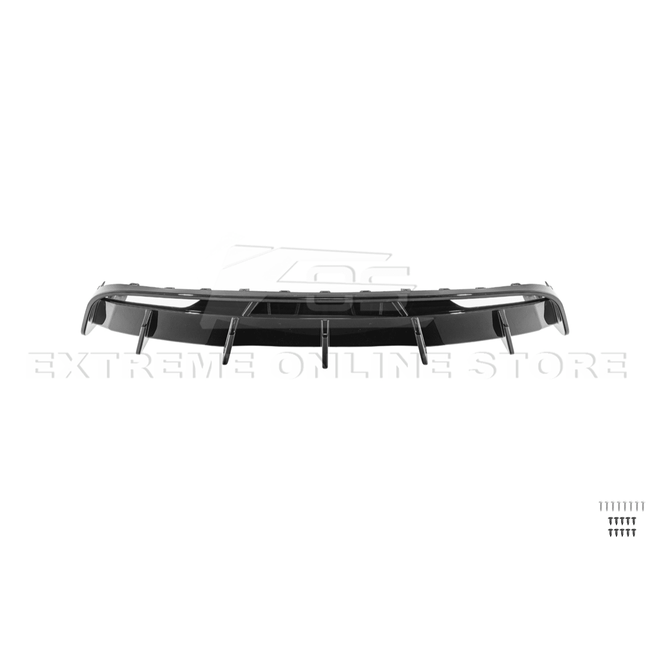 Tesla Model 3 Highland Performance Style Gloss Black Rear Bumper Diffuser Lip 2024-Up