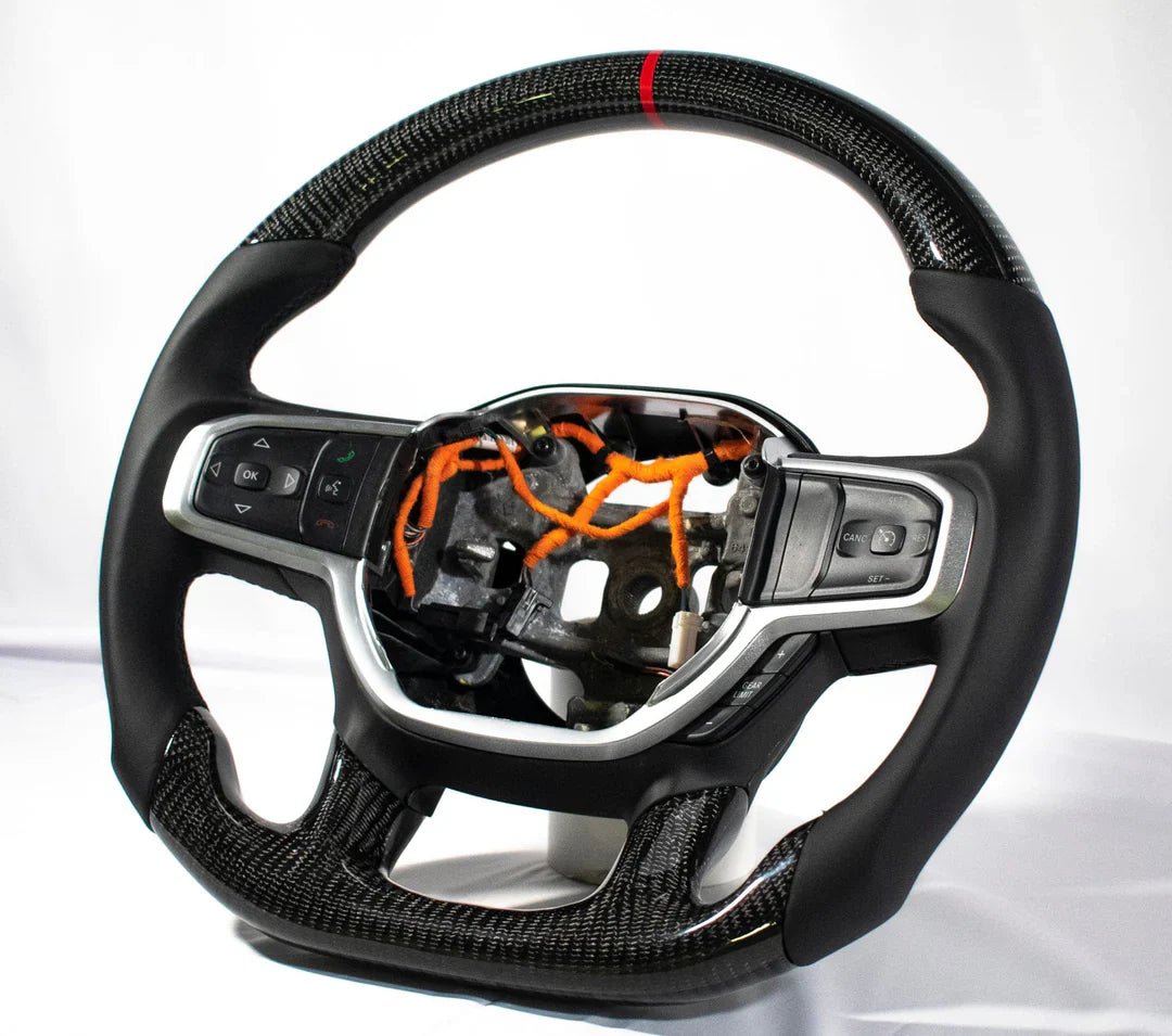 Dodge Ram DT DS Custom Carbon Fiber Steering Wheel 2009-Up