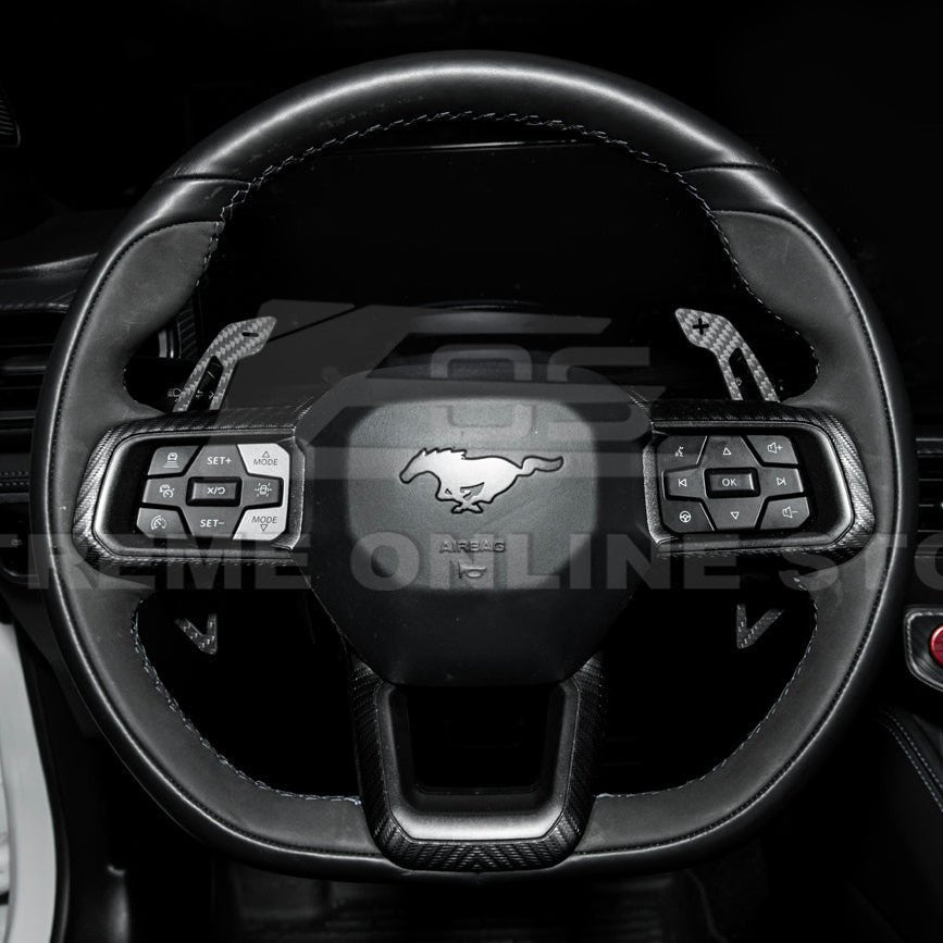 Ford Mustang S650 Carbon Fiber Magnetic Paddle Shifters 2024-Up