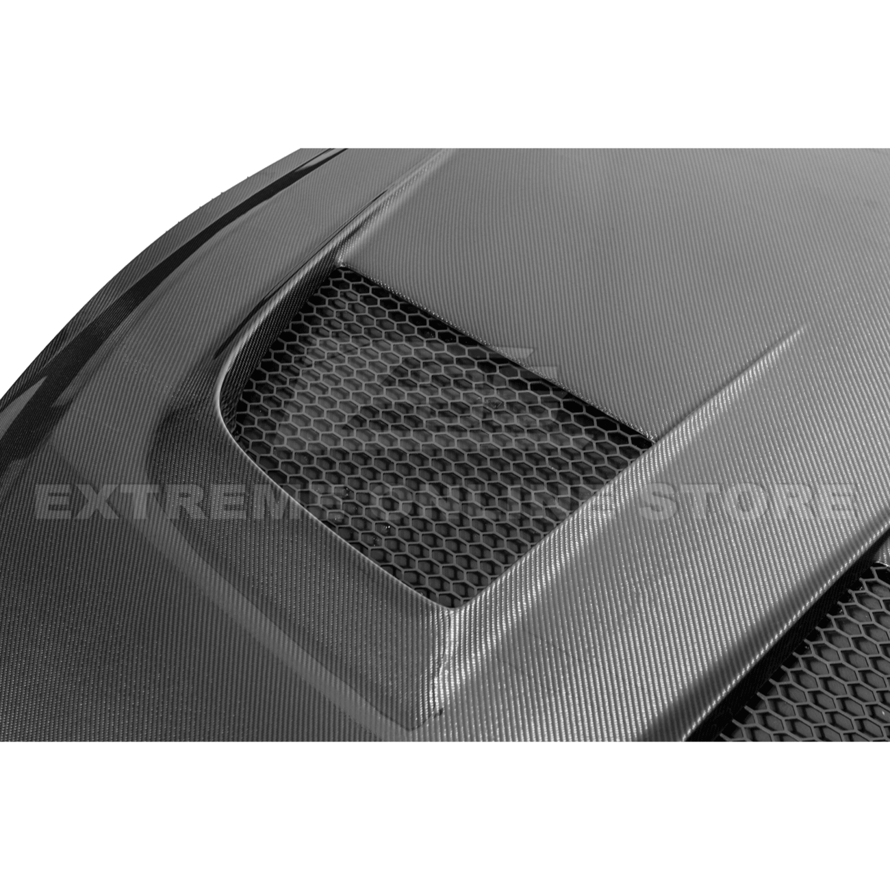 Ford Mustang S650 GTD Style Carbon Fiber Front Bumper Hood 2024-Up