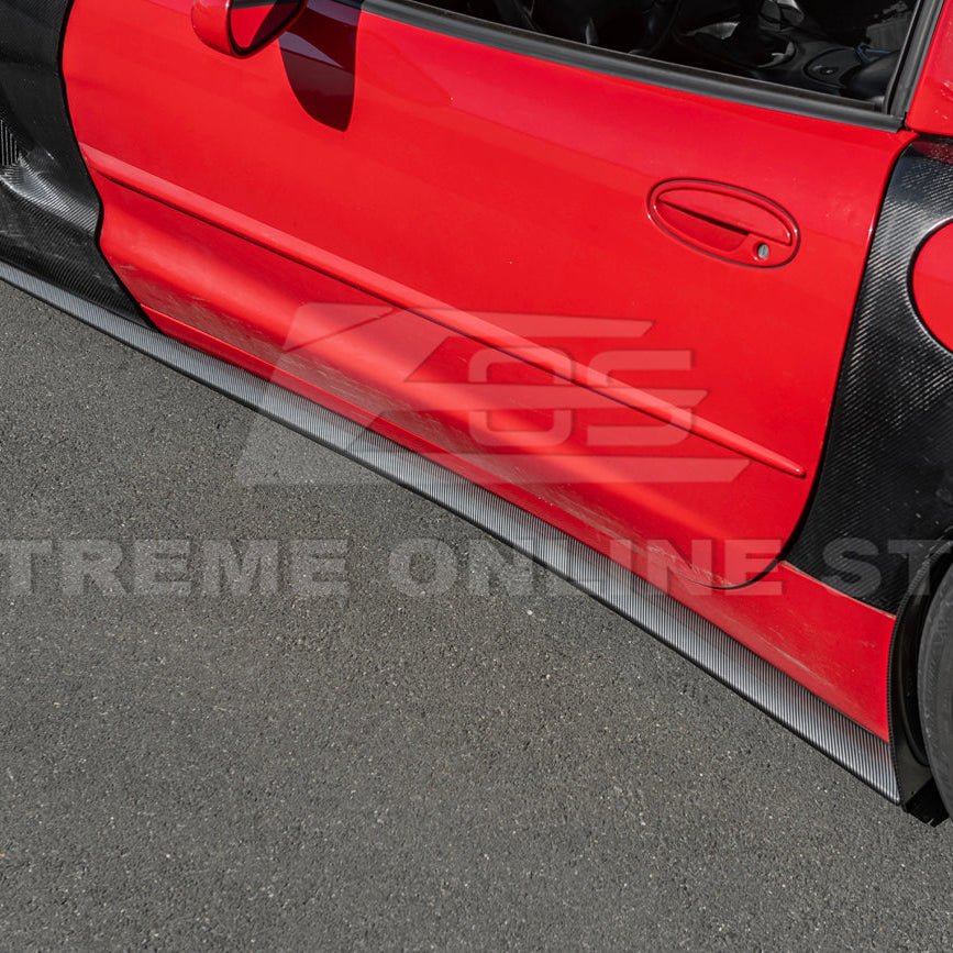 Chevrolet Corvette C5 ZR1 Style Gloss Black Front Lip Side Skirts Rear Spoiler Kit 1997-2004