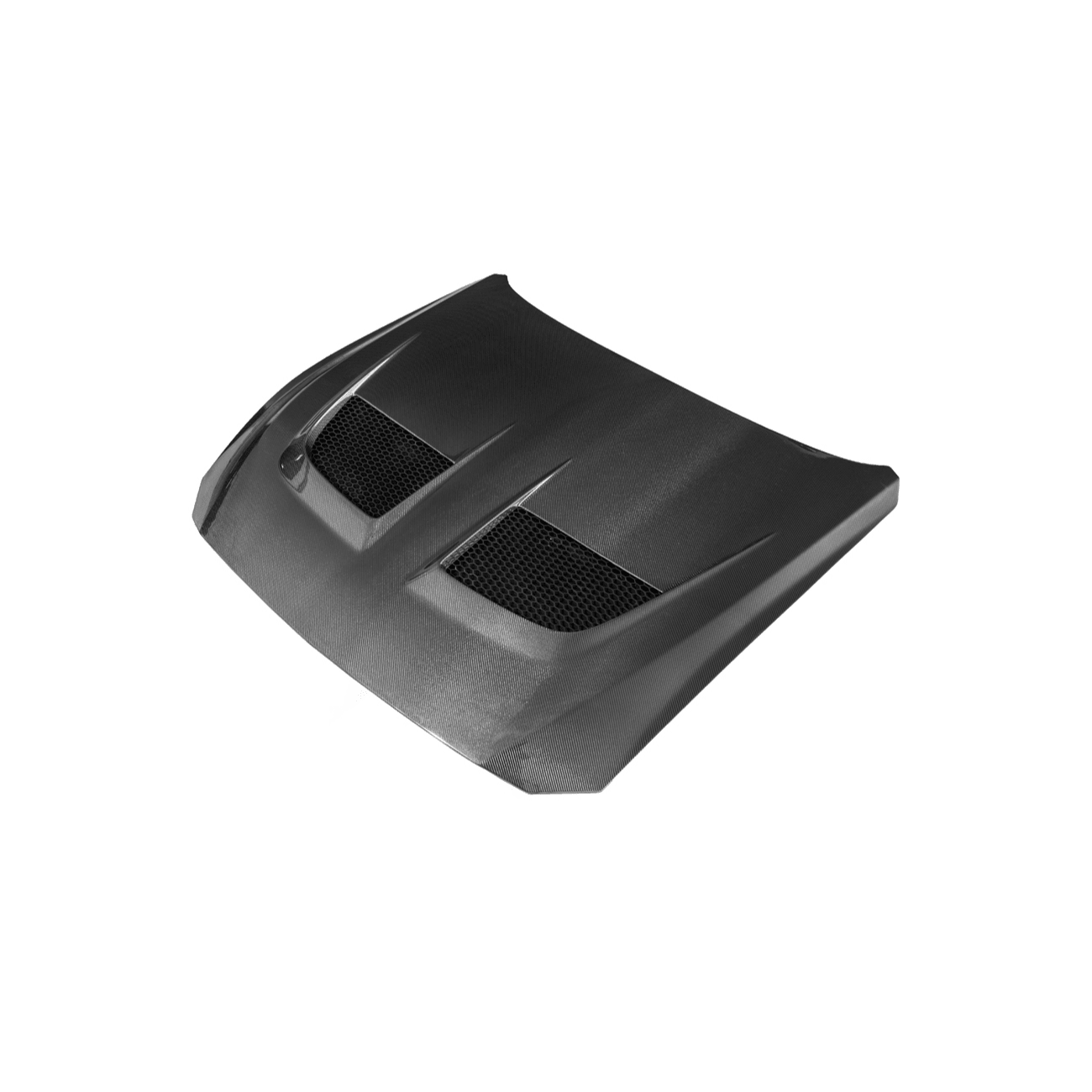 Ford Mustang S650 GTD Style Carbon Fiber Front Bumper Hood 2024-Up