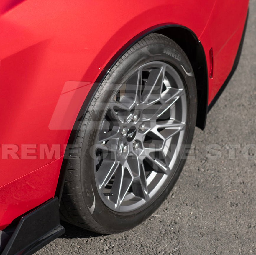Mustang S650 Dry Carbon Fiber Rear Quarter Fender Flare Extensions 2024-Up