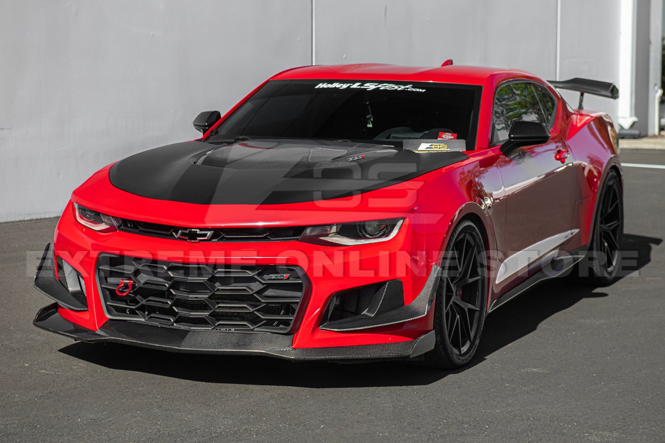 Chevrolet Camaro 6th Gen ZL1 1LE Style Carbon Fiber Front Splitter Lip 2016-2024