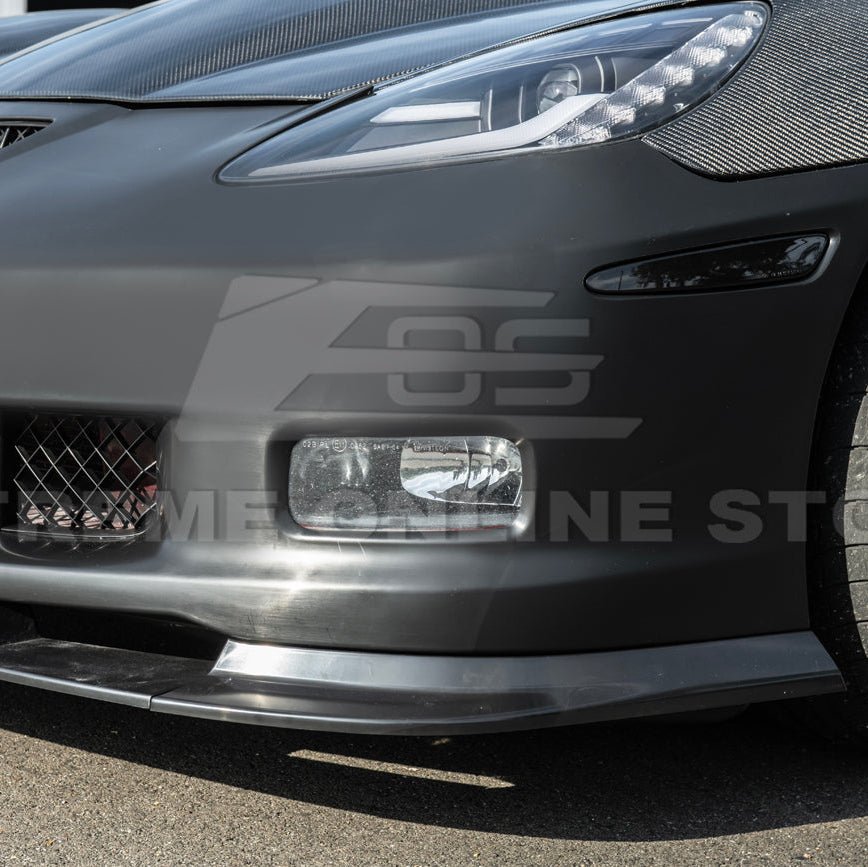 Corvette C6 ZR1 Style Primed Full Front Bumper Cover Lip 2005-2013