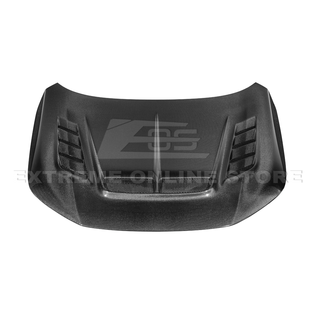 Honda Civic 11th Gen Varis Style Carbon Fiber Front Vented Hood with FL5 Fender Kit 2022-Up