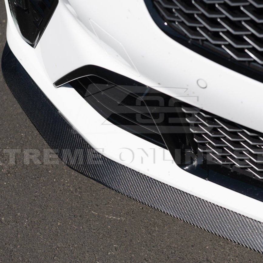 Cadillac CT4-V Blackwing Carbon Fiber Front Lip Splitter and Canards 2020-Up