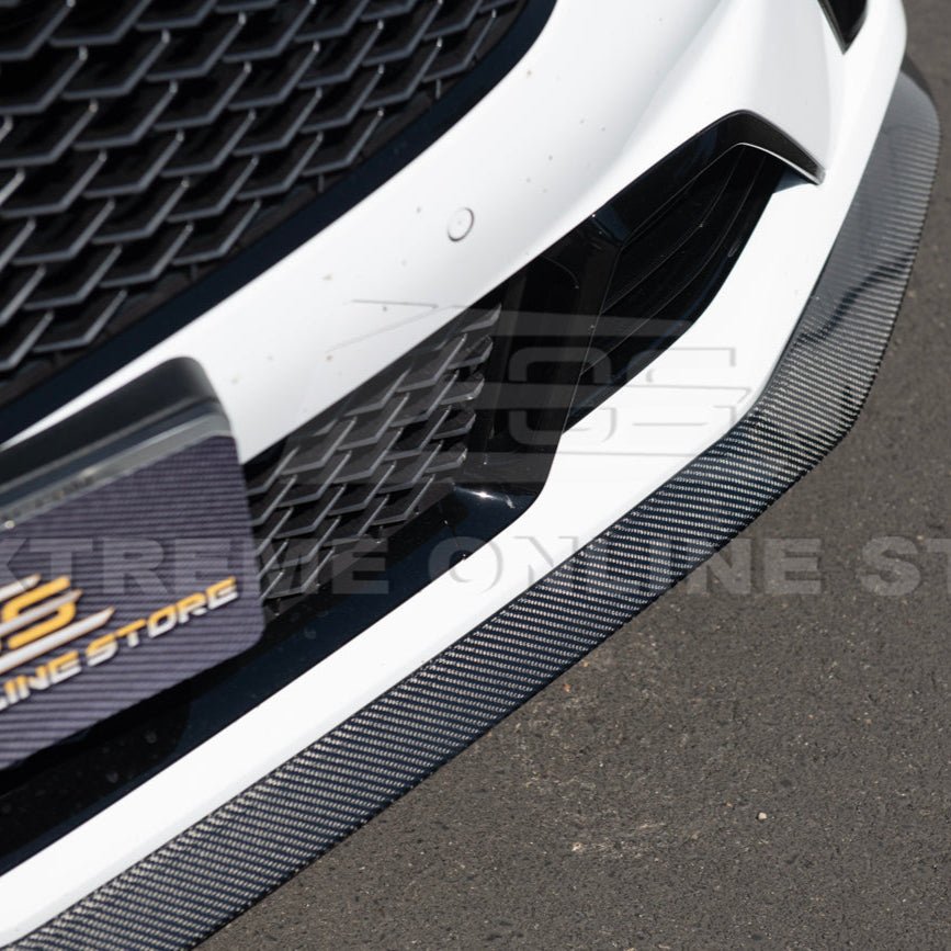 Cadillac CT4-V Blackwing Carbon Fiber Front Lip Splitter and Canards 2020-Up