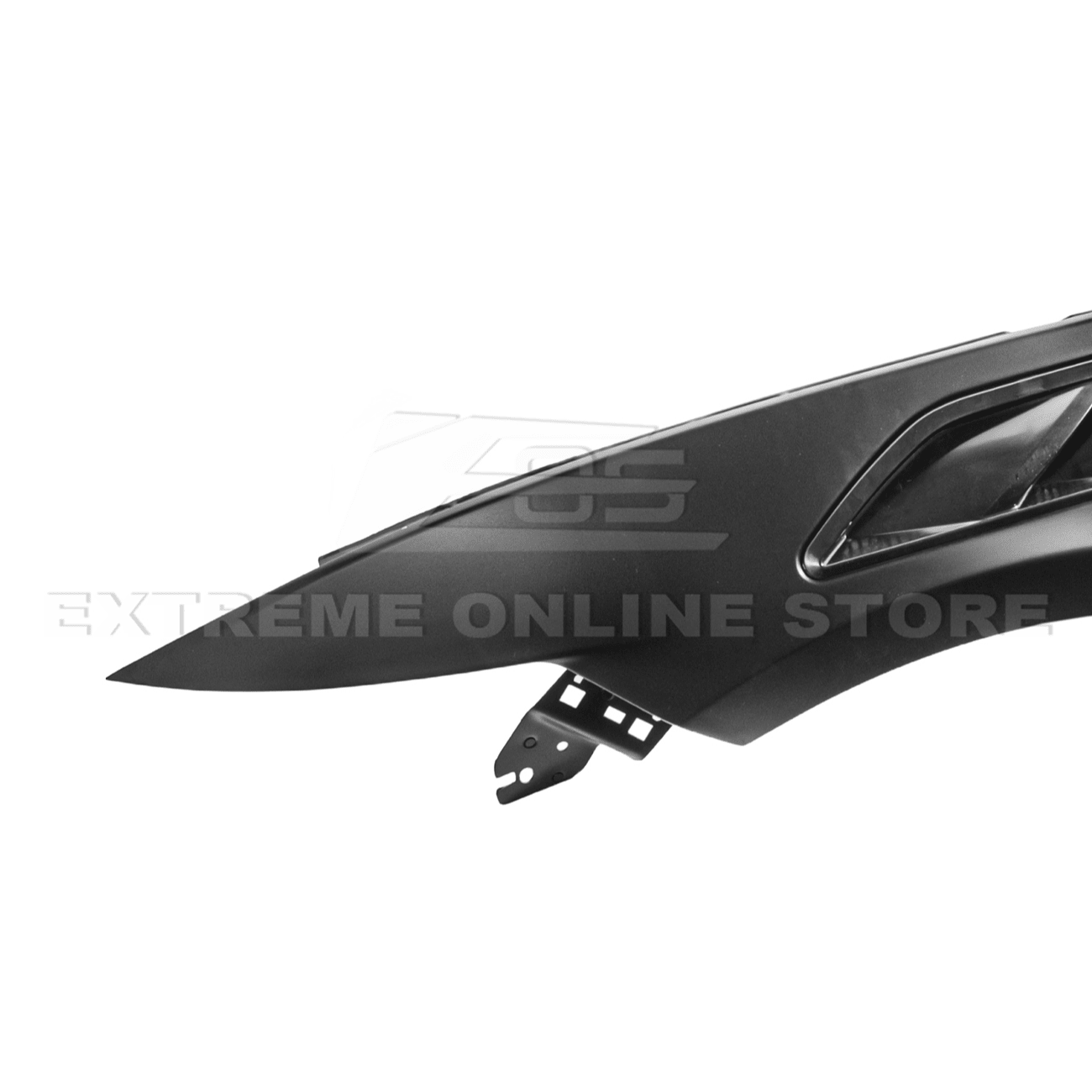 Mustang S550 GTD Style Primed Black Front Side Vented Fenders 2015-2017