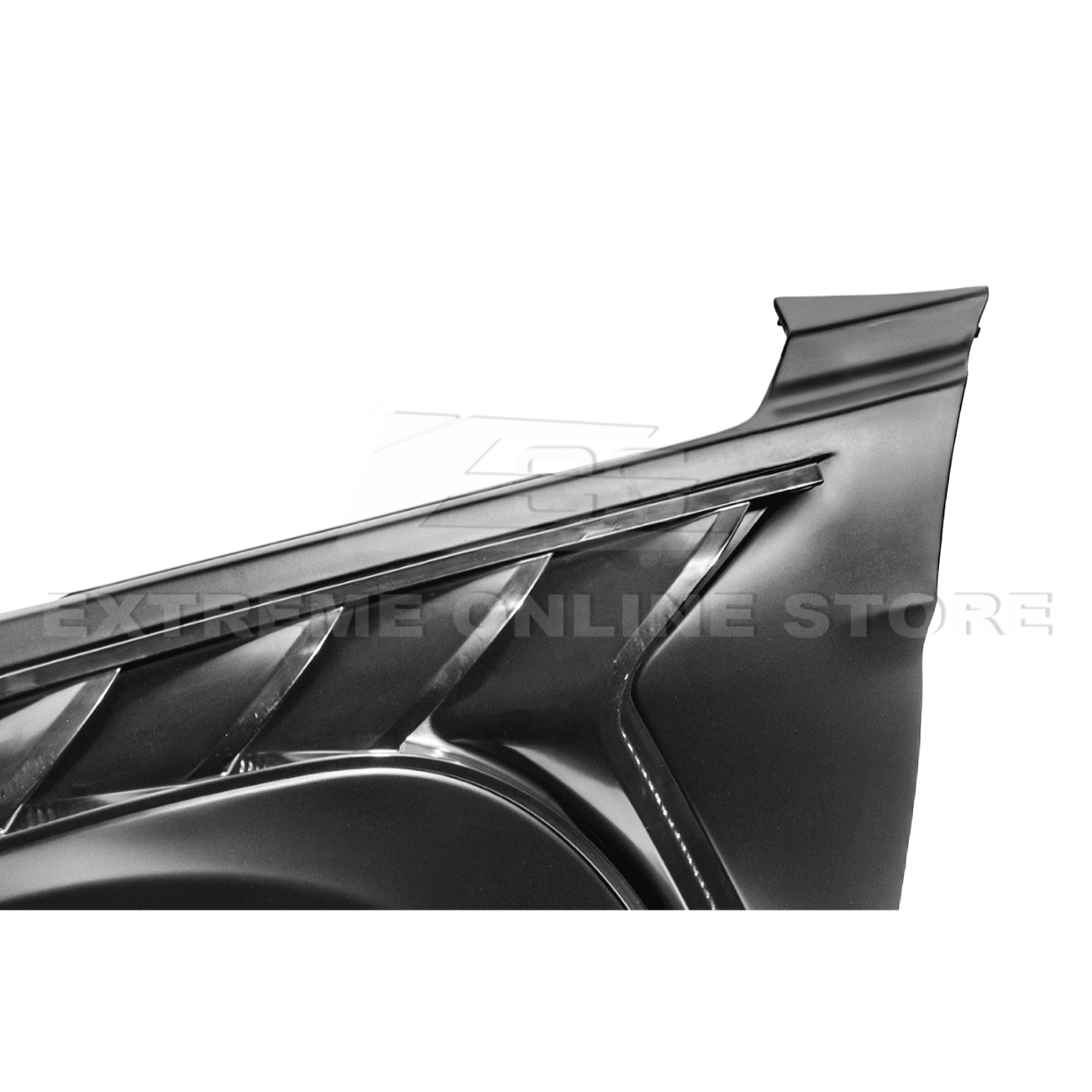 Mustang S550 GTD Style Primed Black Front Side Vented Fenders 2015-2017