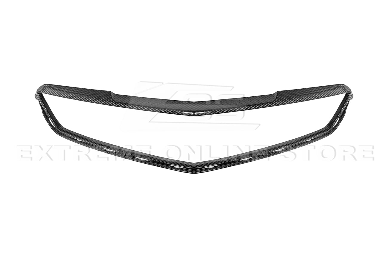 Cadillac ATS-V Gen 3 Dry Carbon Fiber Front Grille Trim Insert 2016-2019