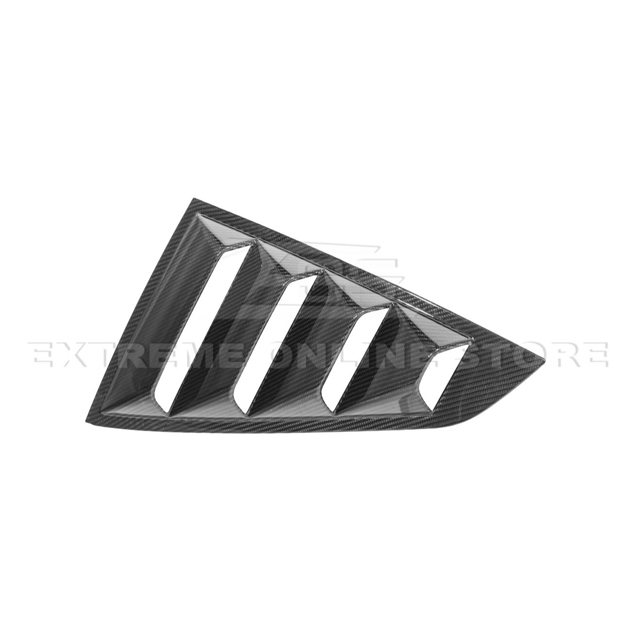 Ford Mustang S650 EOS Carbon Fiber Side Quarter Window Louver Cover 2024-Up