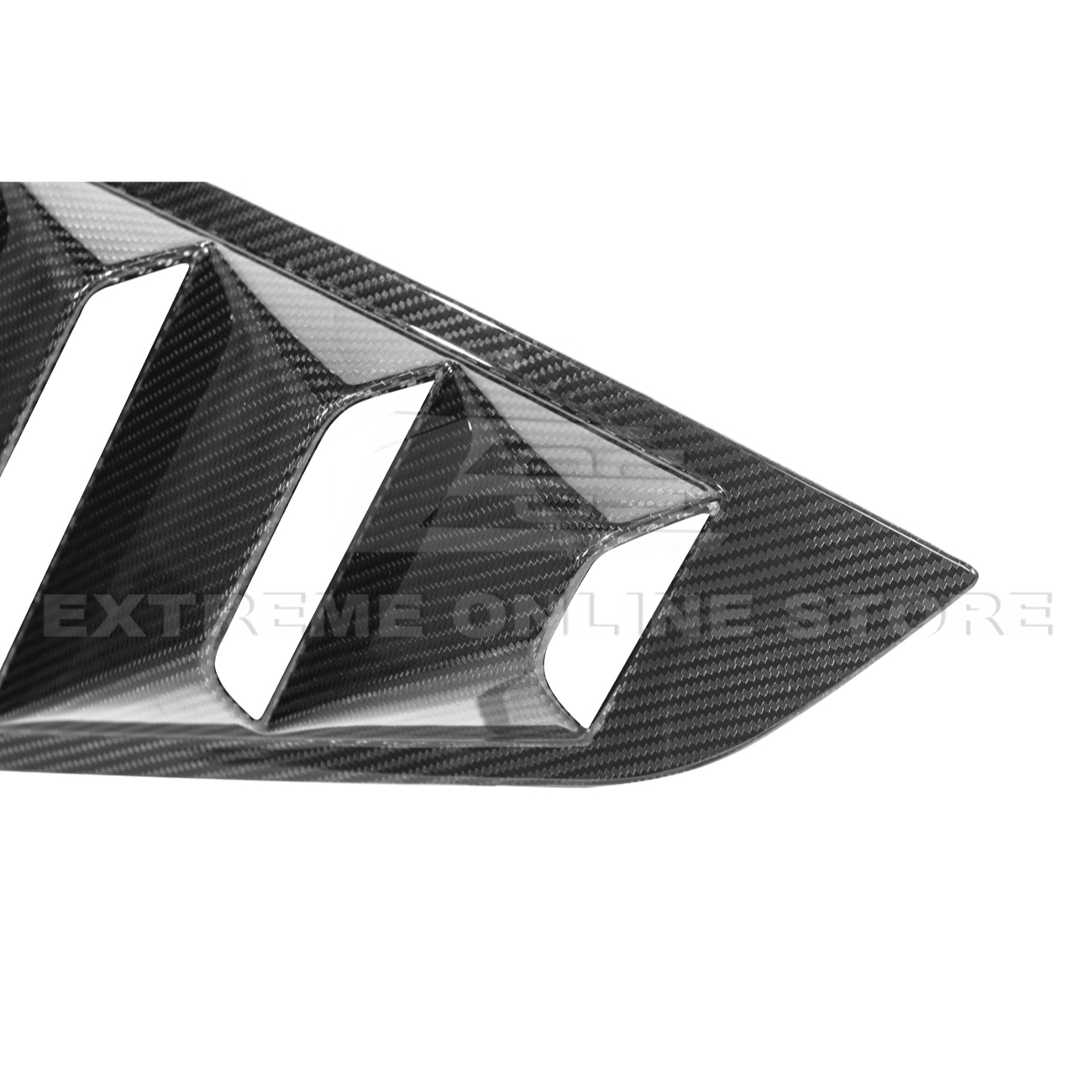 Ford Mustang S650 EOS Carbon Fiber Side Quarter Window Louver Cover 2024-Up