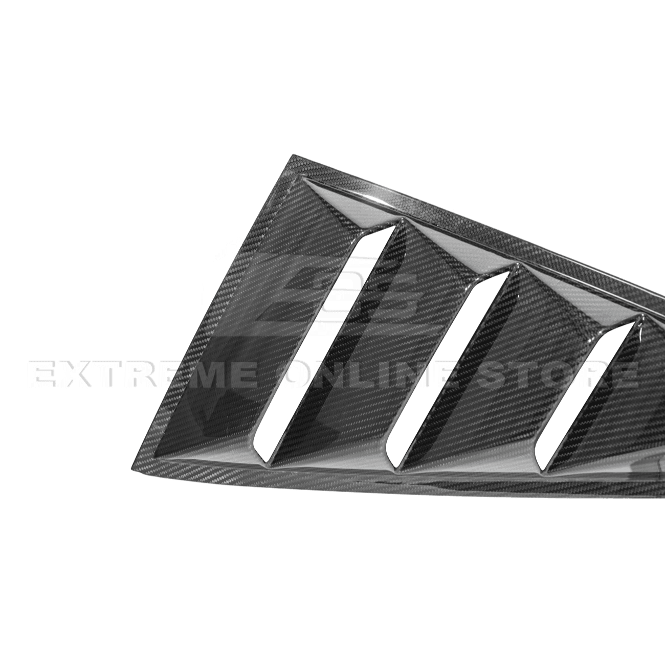 Ford Mustang S650 EOS Carbon Fiber Side Quarter Window Louver Cover 2024-Up