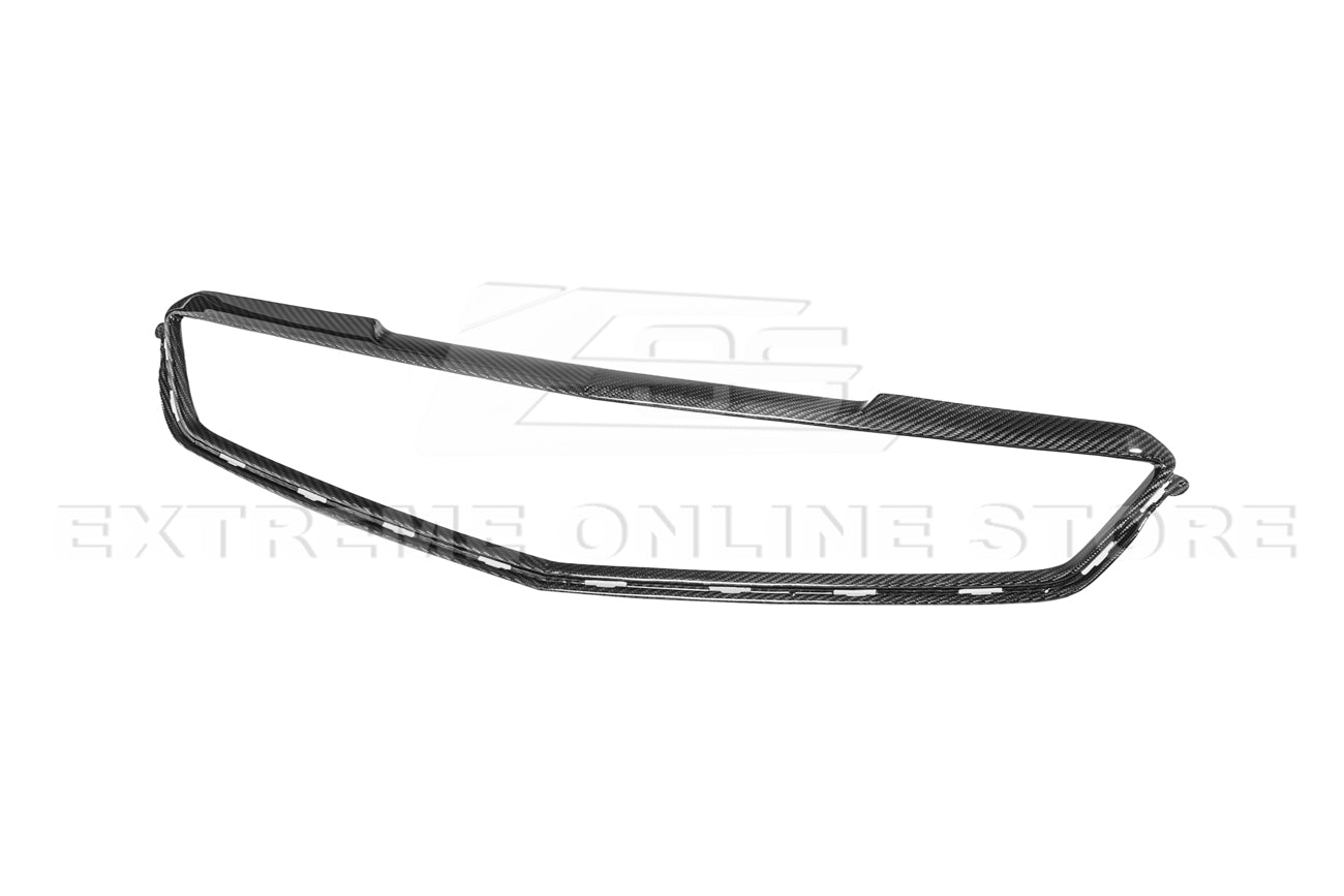 Cadillac ATS-V Gen 3 Dry Carbon Fiber Front Grille Trim Insert 2016-2019