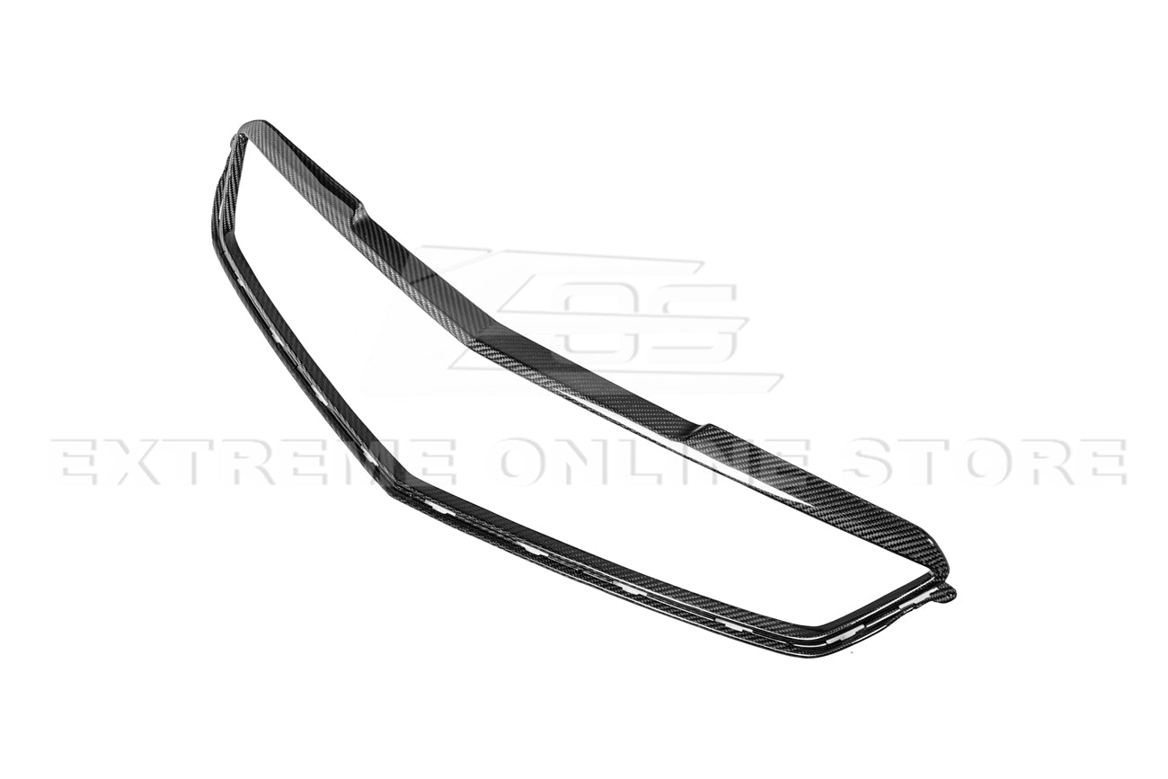 Cadillac ATS-V Gen 3 Dry Carbon Fiber Front Grille Trim Insert 2016-2019