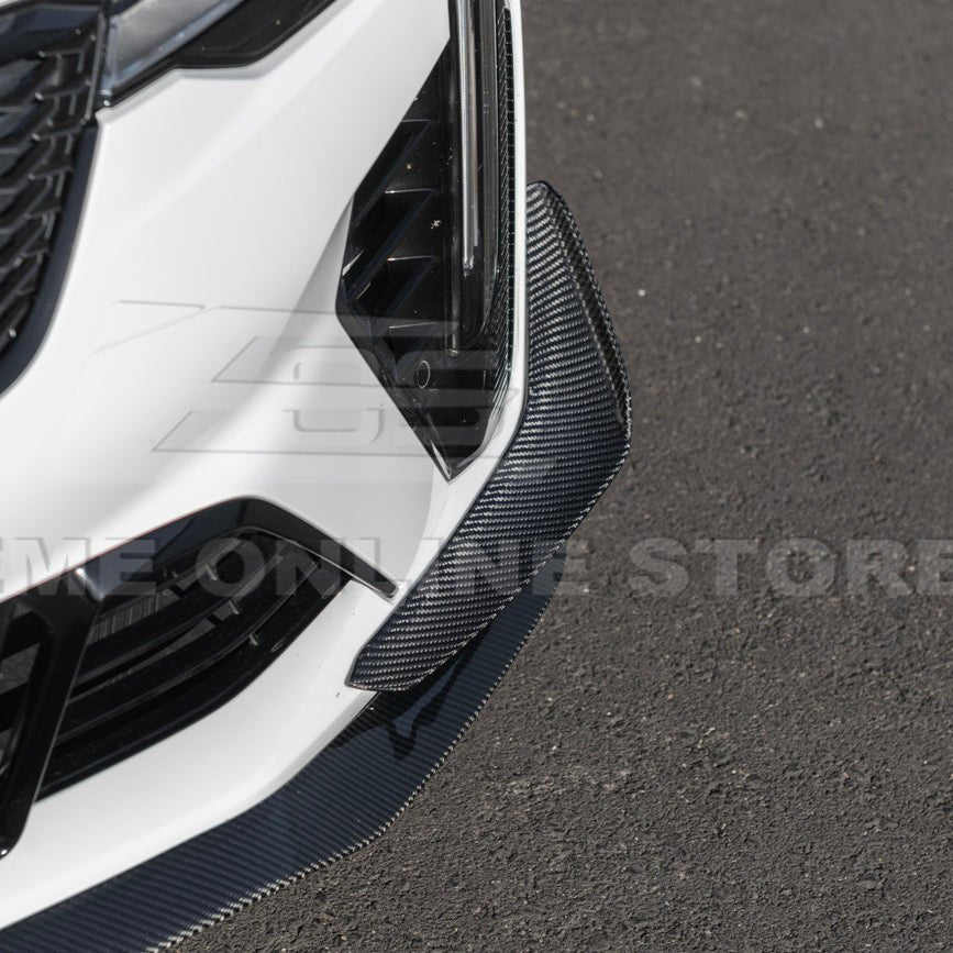 Cadillac CT4-V Blackwing Carbon Fiber Front Lip Splitter and Canards 2020-Up