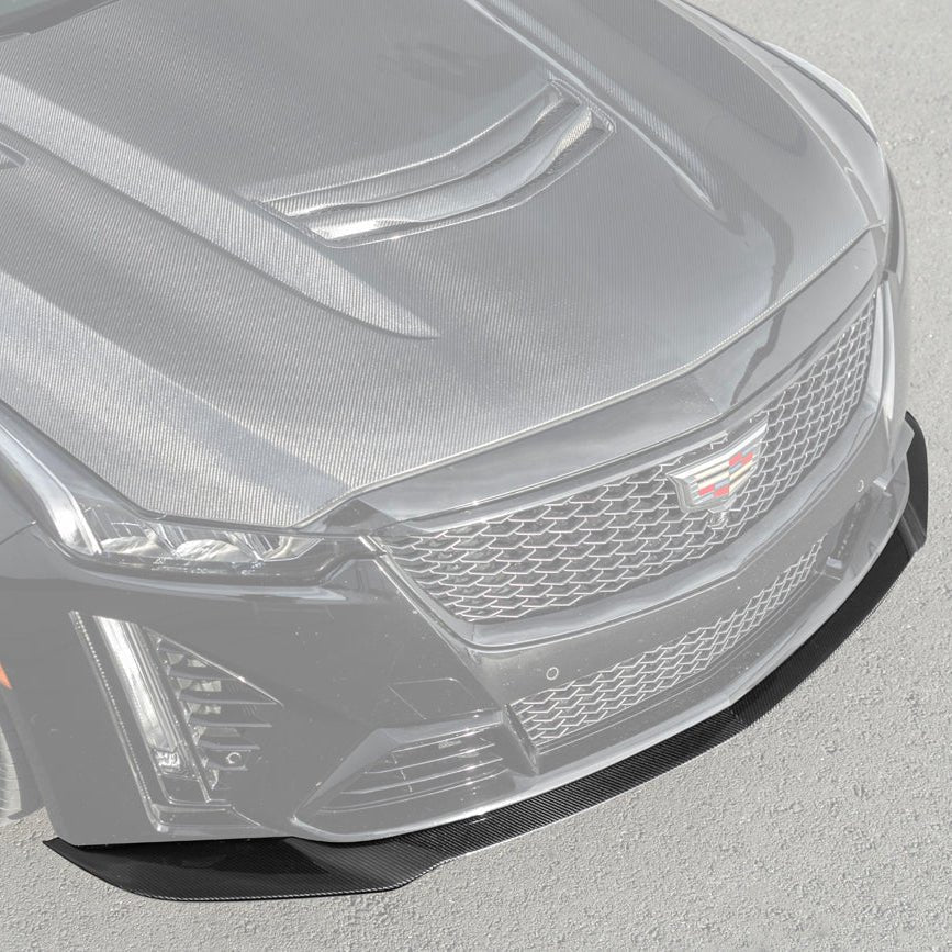 Cadillac CT5-V Blackwing Factory Style Carbon Fiber Front Lip Splitter 2022-2024