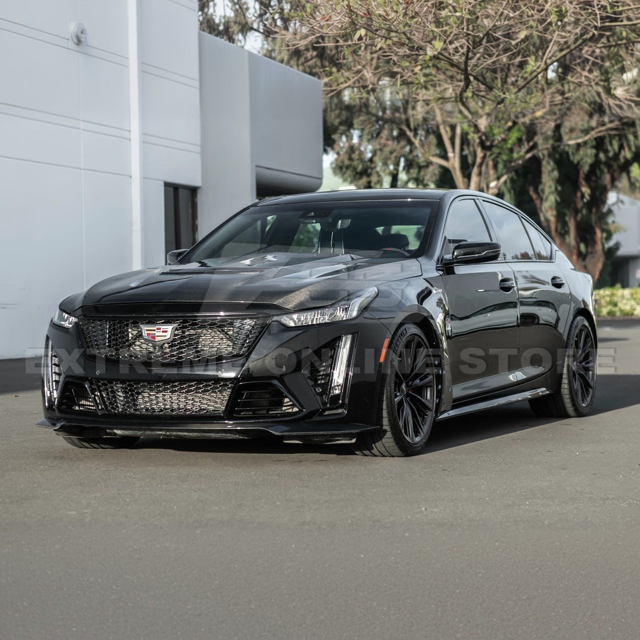 Cadillac CT5-V Blackwing Factory Style Carbon Fiber Front Lip Splitter 2022-2024