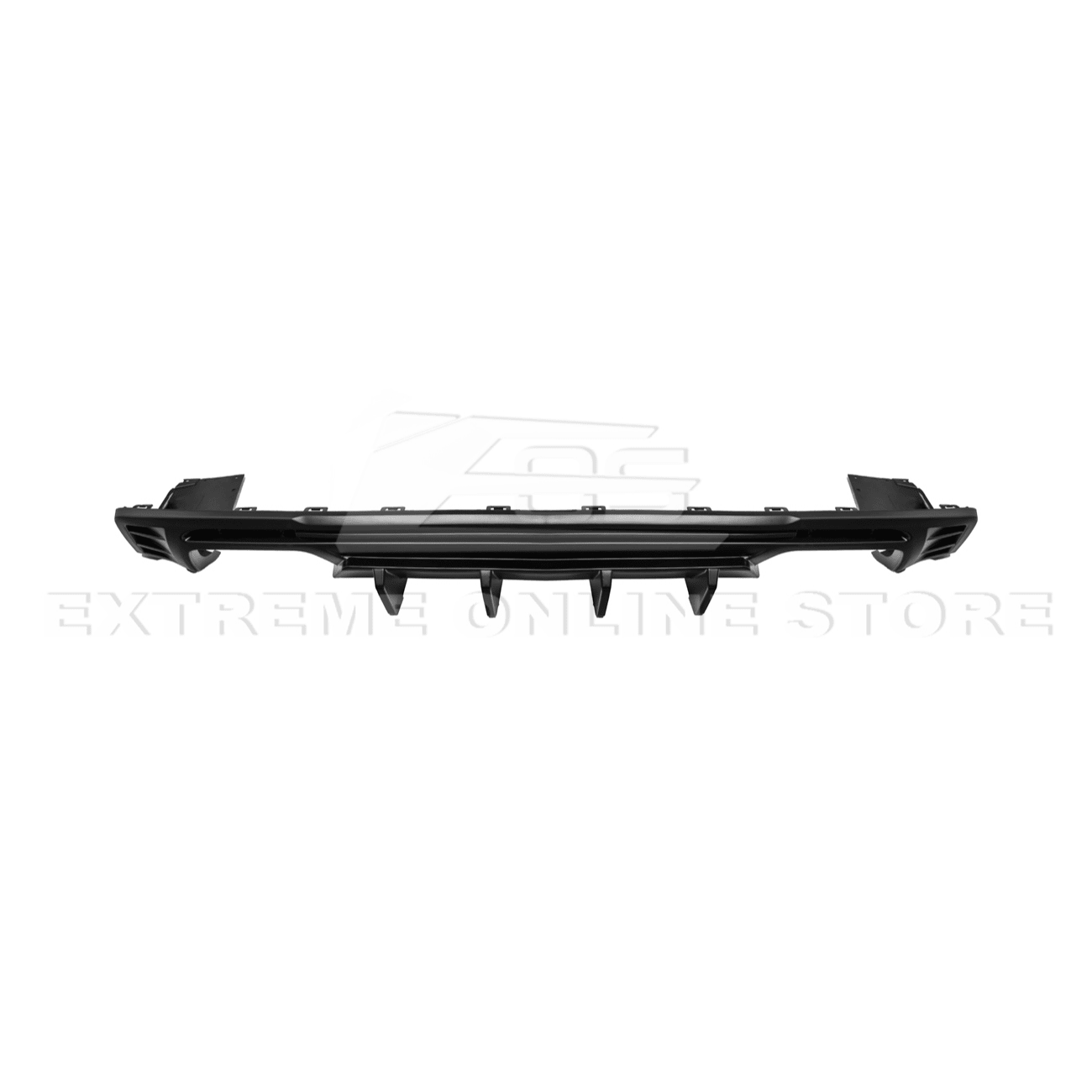 Camaro Track Style Rear Quad Exit Diffuser Matte Black / Gloss Black 2016-Up