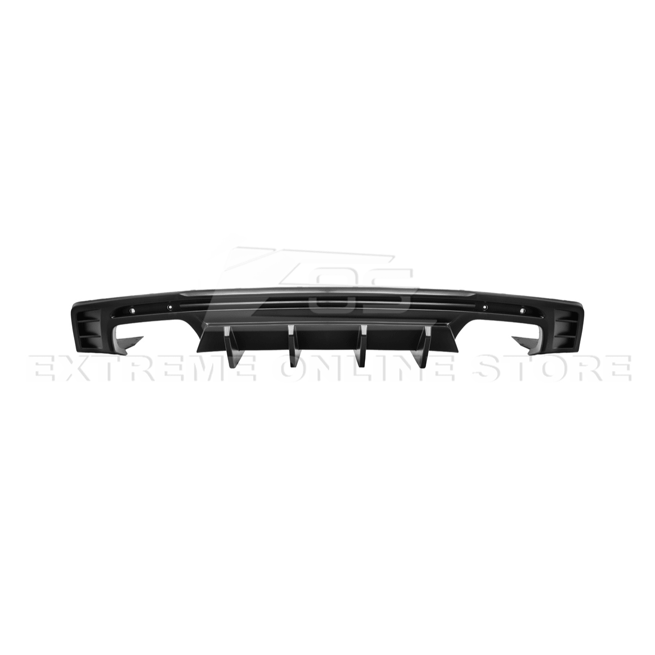 Camaro Track Style Rear Quad Exit Diffuser Matte Black / Gloss Black 2016-Up