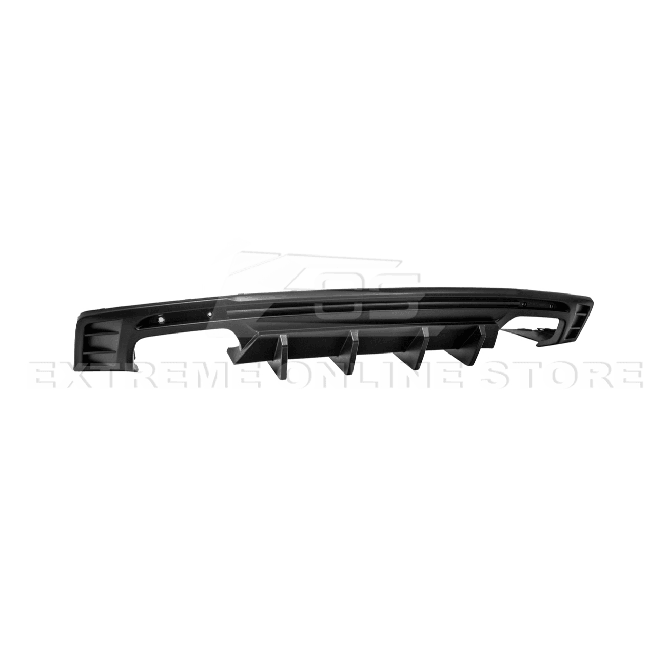 Camaro Track Style Rear Quad Exit Diffuser Matte Black / Gloss Black 2016-Up