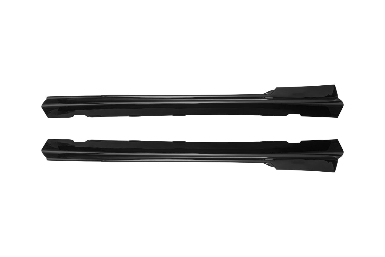 Chevrolet Camaro 5th Gen ZL1 Style Side Skirt Panel Extensions Gloss Black 2010-2015