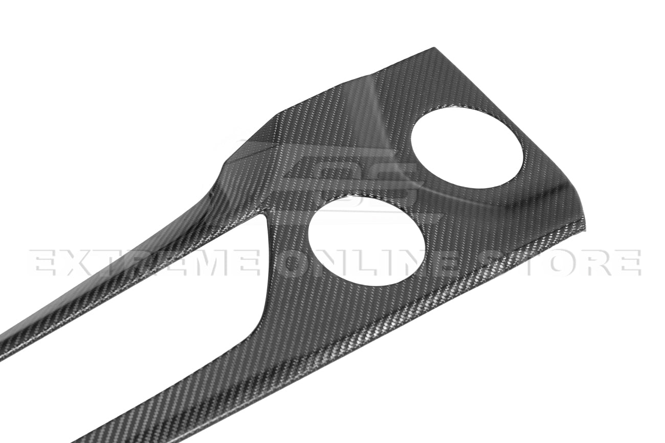 Ford Mustang S650 Factory Style Dry Carbon Fiber Door Speaker Panel Trim Cover 2024-Up