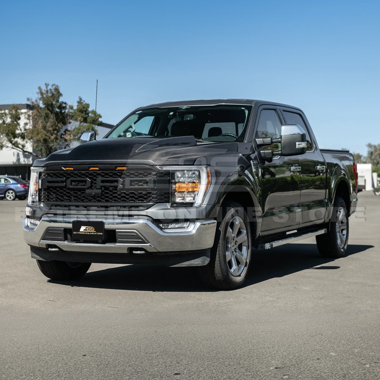F-150 EOS Performance Carbon Fiber Cowl Hood Cover 2021-Up
