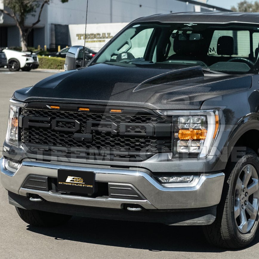 F-150 EOS Performance Carbon Fiber Cowl Hood Cover 2021-Up