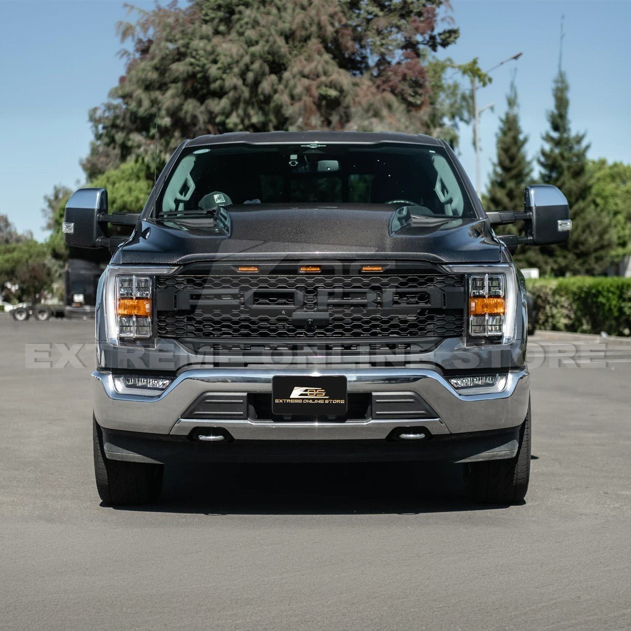 F-150 EOS Performance Carbon Fiber Cowl Hood Cover 2021-Up
